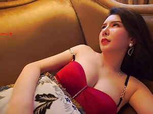 Asian beauties explore BDSM pleasures with bootlace play and hypnosis.