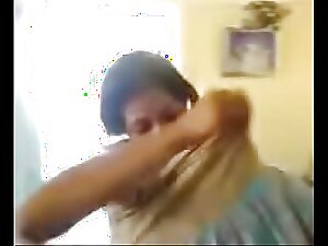 Desi girl caught cleaning by boyfriend, gives him a hands-on lesson.